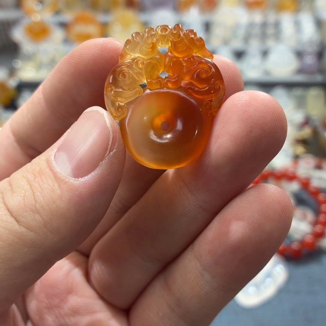 玛瑙/玉髓未镶嵌吊坠(不含链)