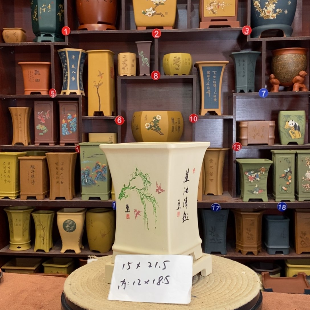 紫砂花盆紫砂艺术