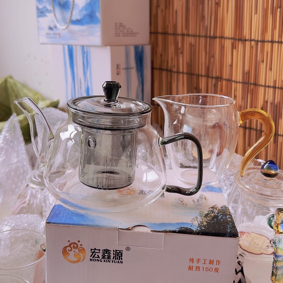 高硼硅玻璃茶水分离款瑕疵H713黑玻璃+G204 A02