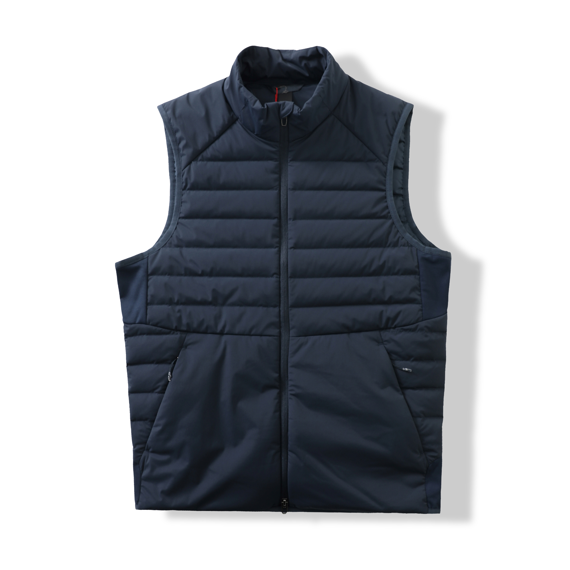 新款气质休闲韩版简约圆领羽绒马甲MJ097