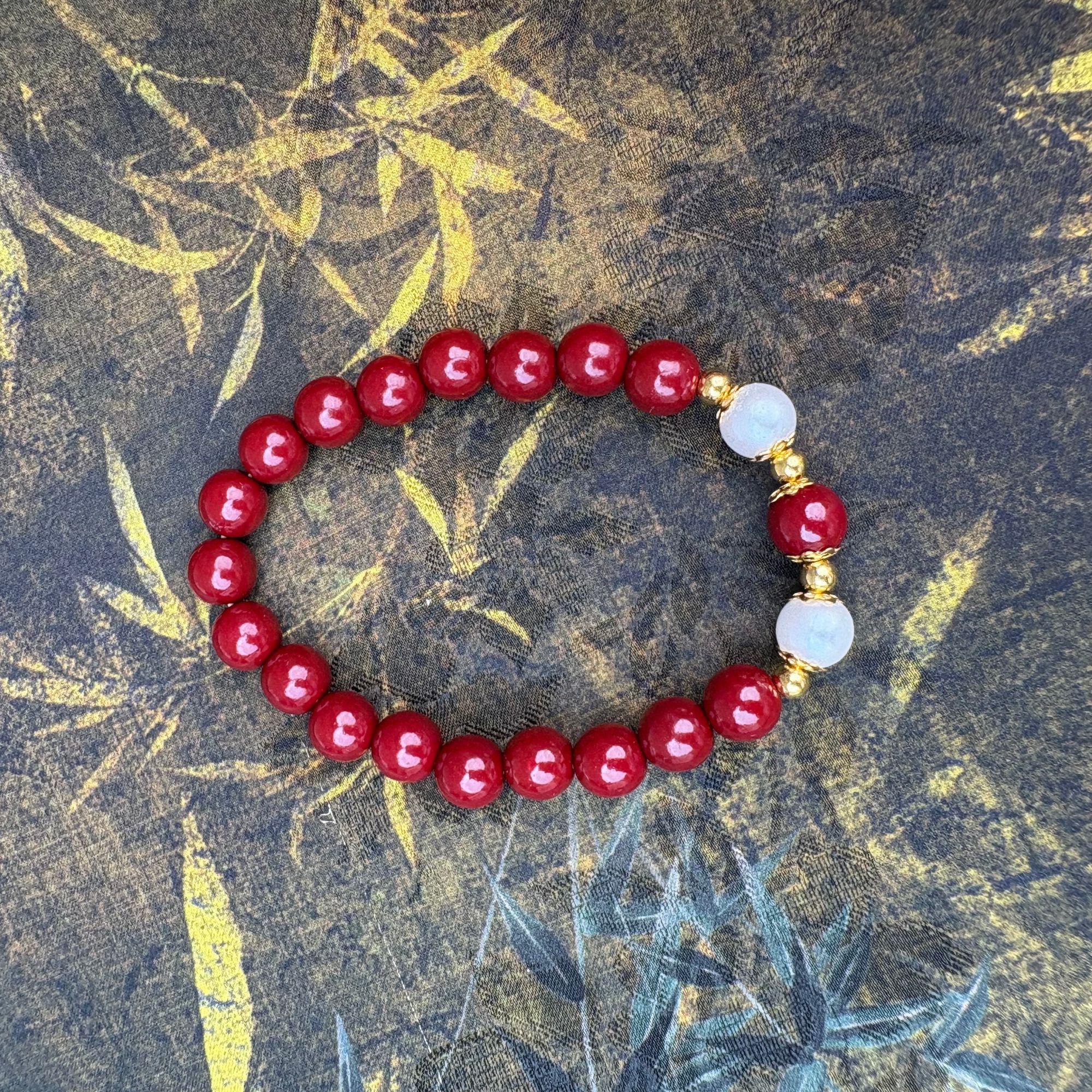 含辰砂工艺品朱砂手串J0173无礼盒