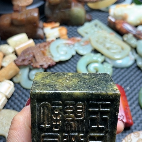 白玉菩提吊坠摆件