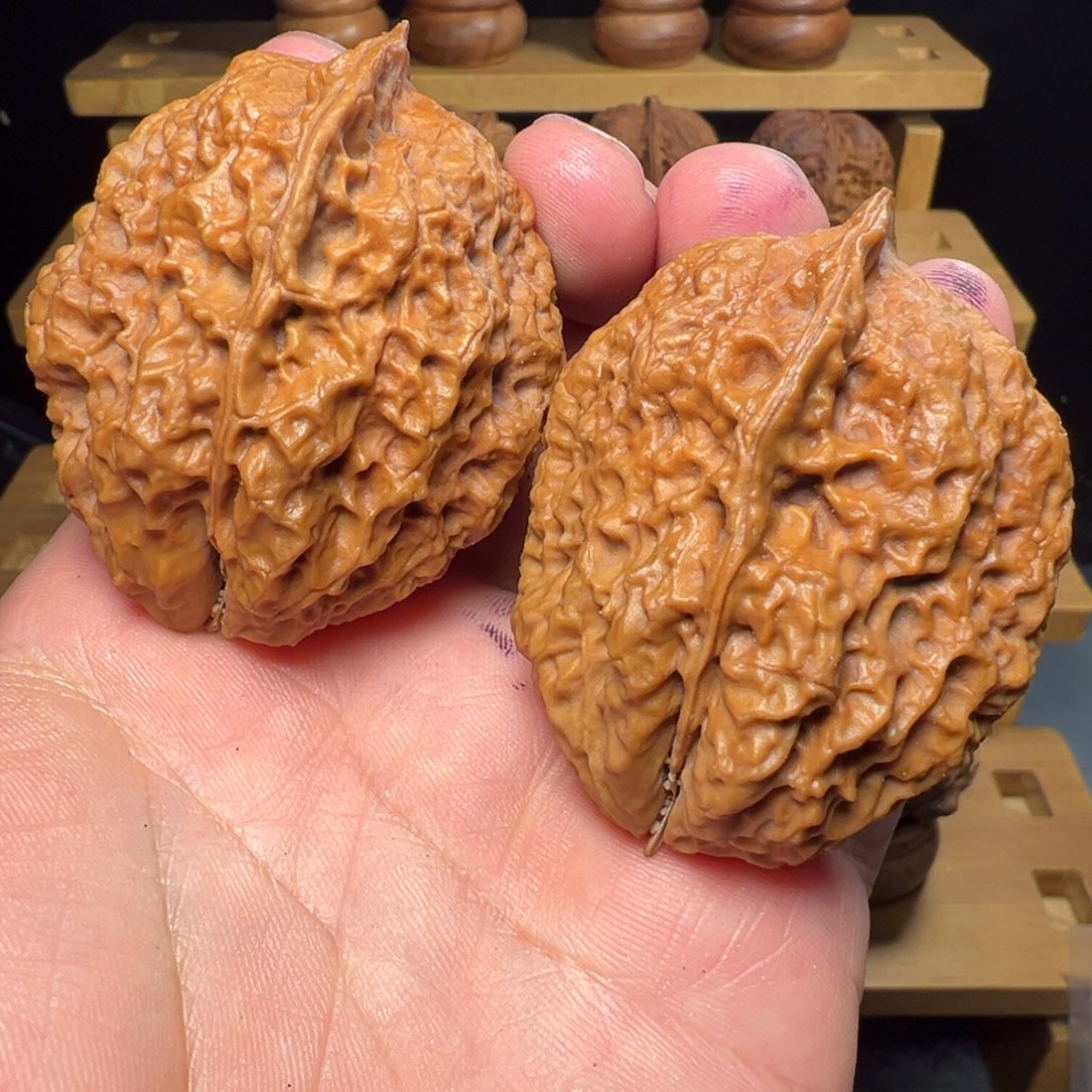 文玩核桃吊坠四海飞龙56mm（高），肚43mm