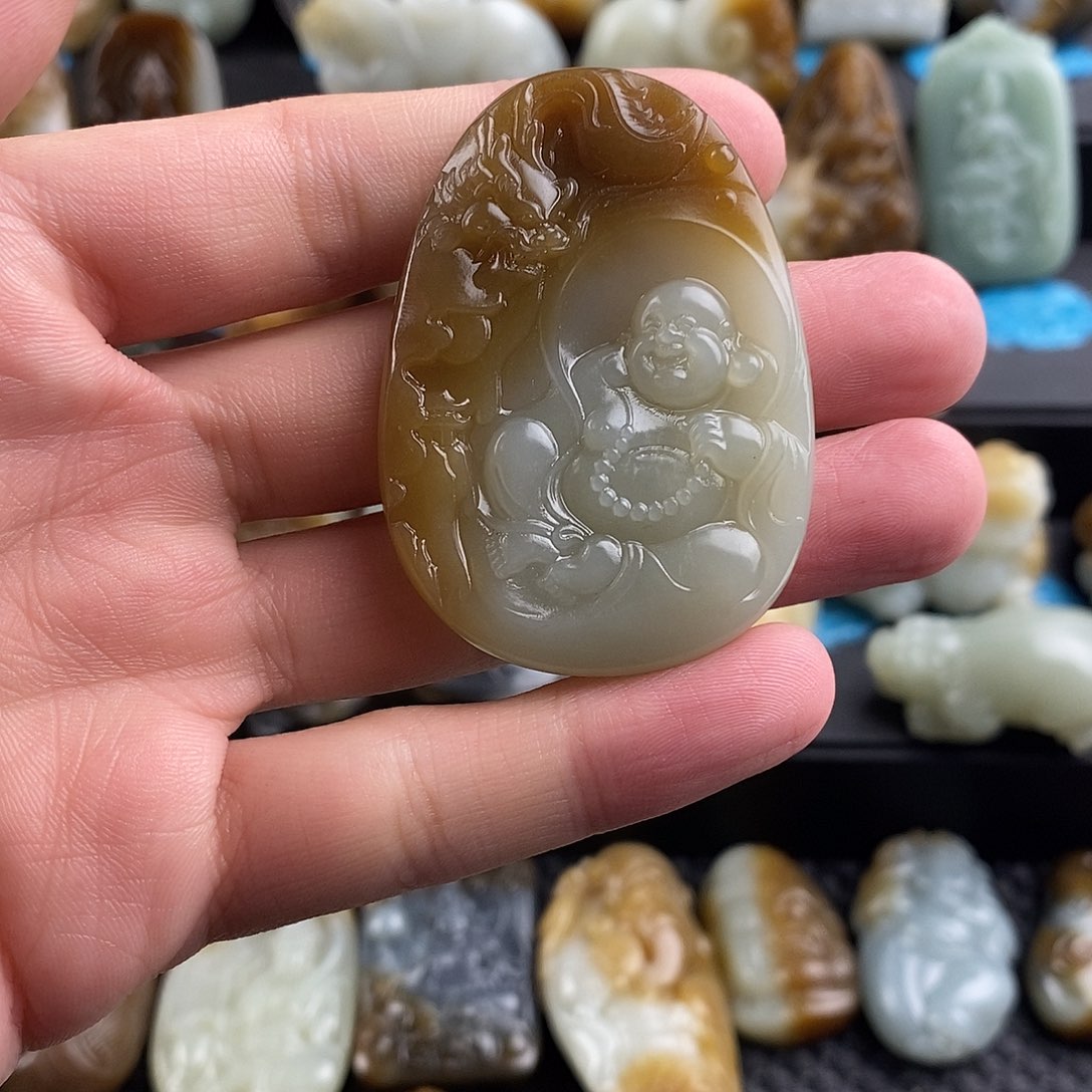 和田玉挂件未镶嵌