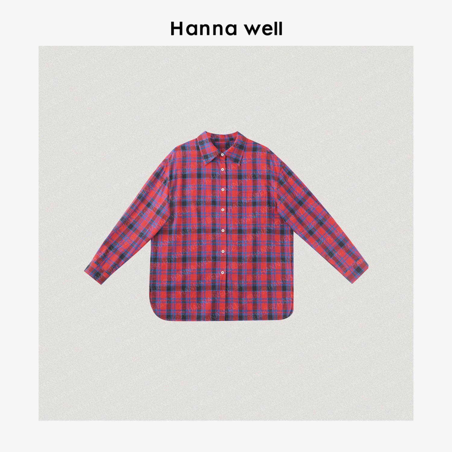 妞墩自制“格纹衬衫”Z高版本！TR色织棉 超轻细腻体感 CS5A04157