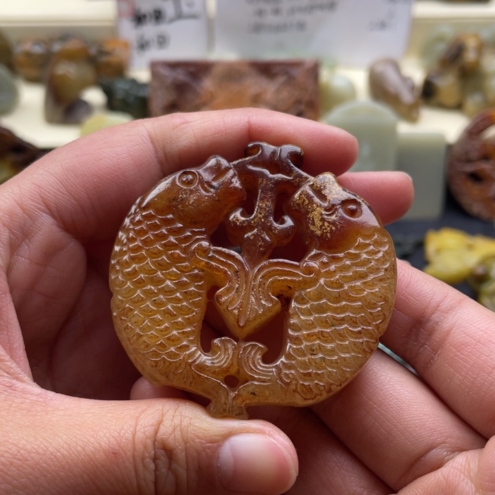 蛇纹石玉颈饰未镶嵌84