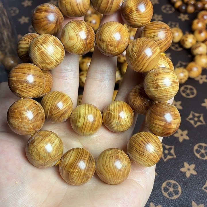 手串/手链柏木（崖柏）崖柏碎花龙胆2.0