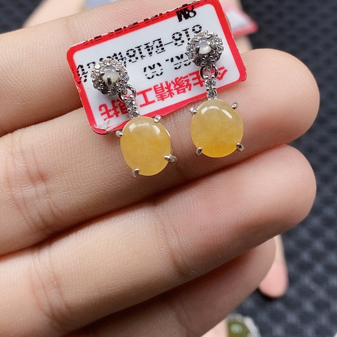 翡翠银S925镶嵌戒指