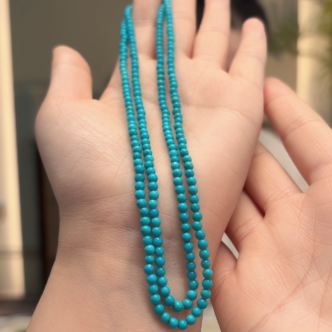 绿松石未镶嵌颈饰