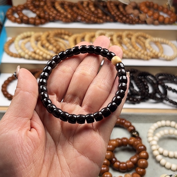 椰蒂手串7*6直切椰蒂单圈手串