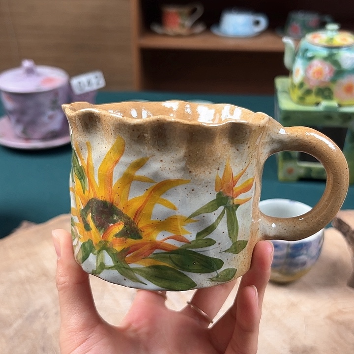 杯景德镇手绘陶瓷微瑕081