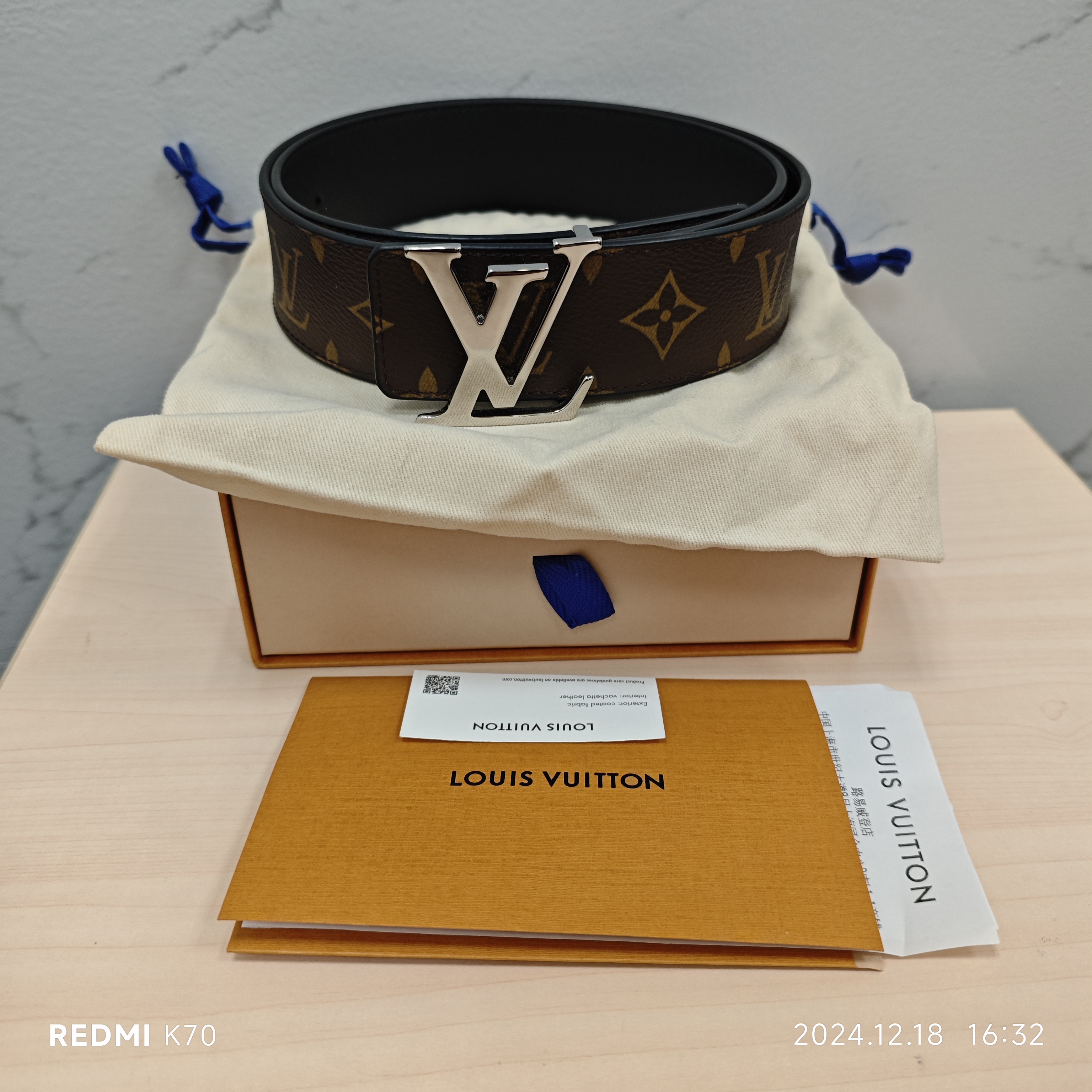 95新 LouisVuitton/路易威登 麦殿/老花85/34棕色/241218LJYYGA2