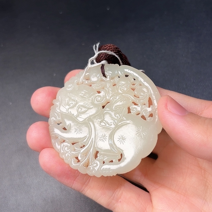 和田玉挂件未镶嵌高*