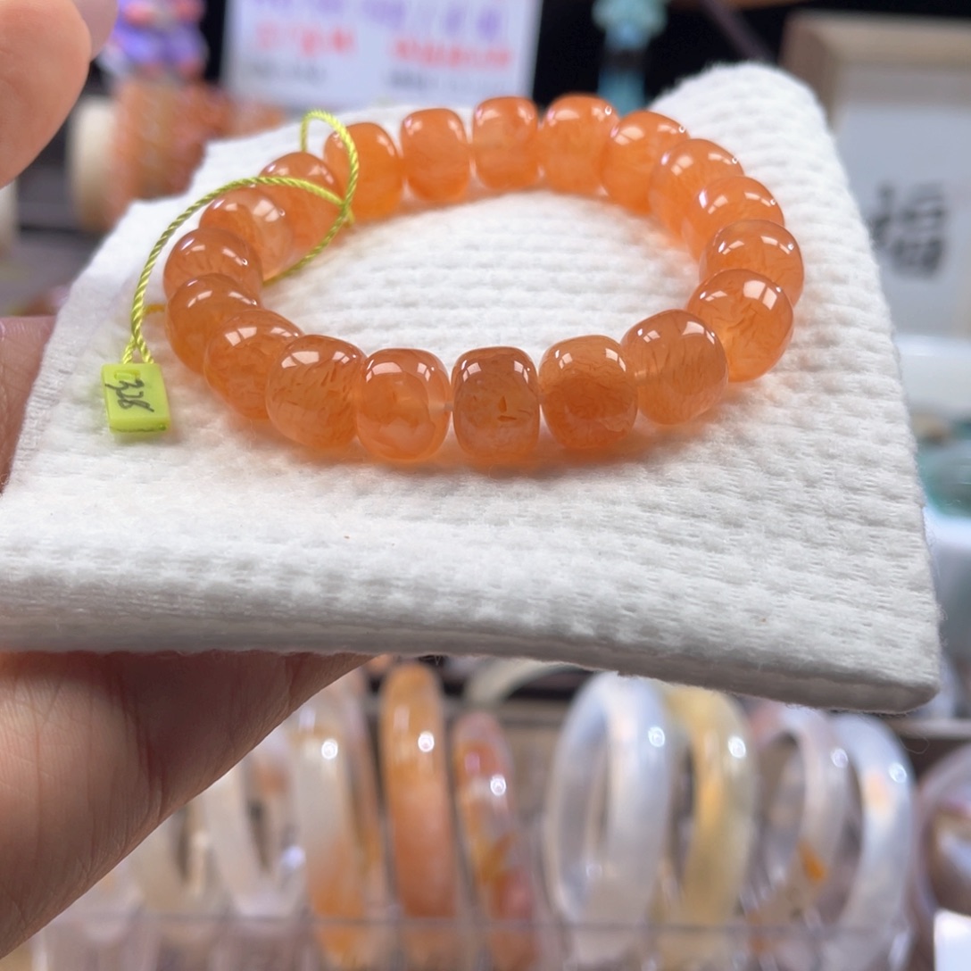 合金手链玛瑙/玉髓卡12龙纹老型串珠