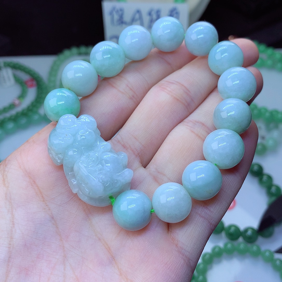 翡翠毛衣链未镶嵌