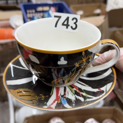 叮***/泥塑茶杯一套微瑕品