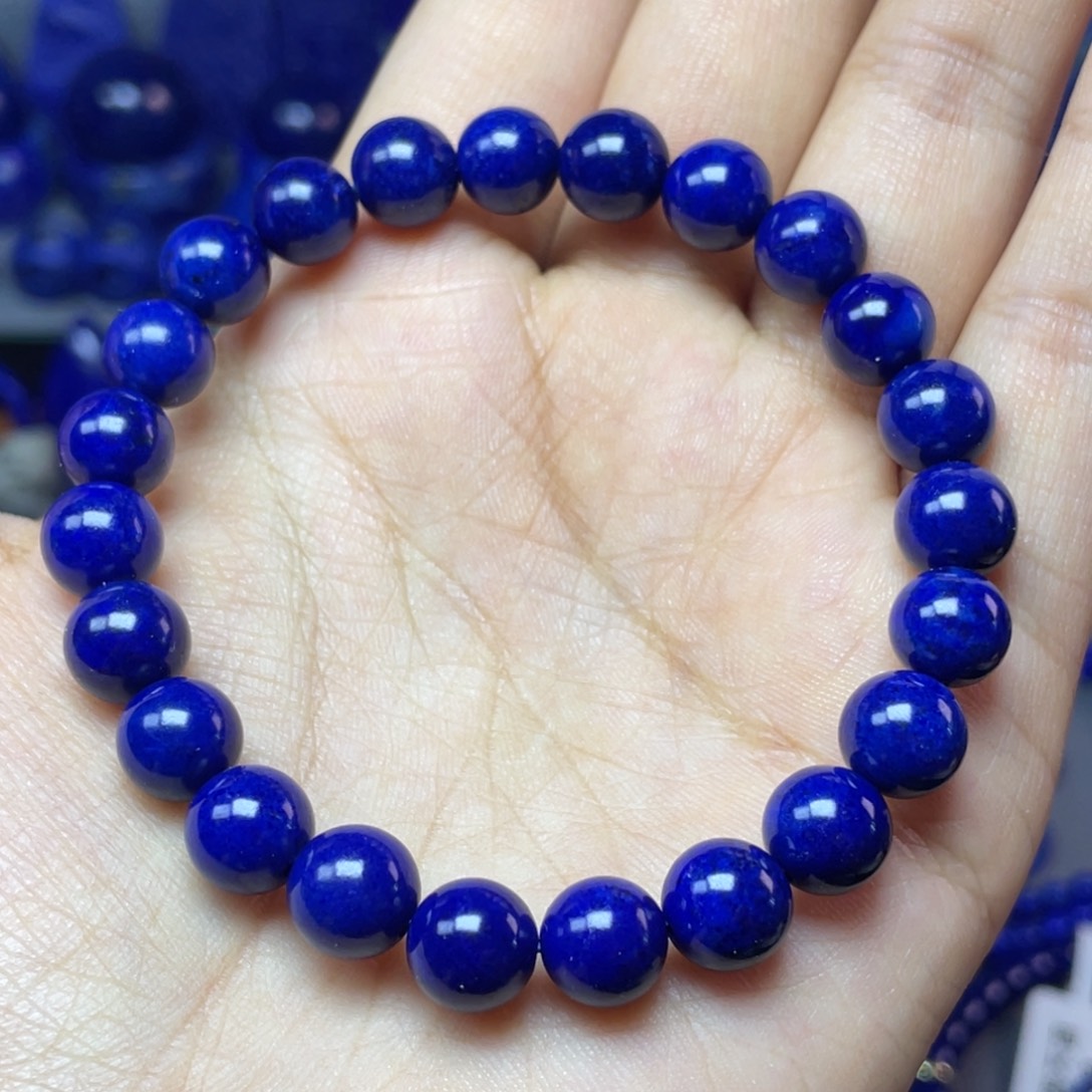 青金石未镶嵌8mm手串