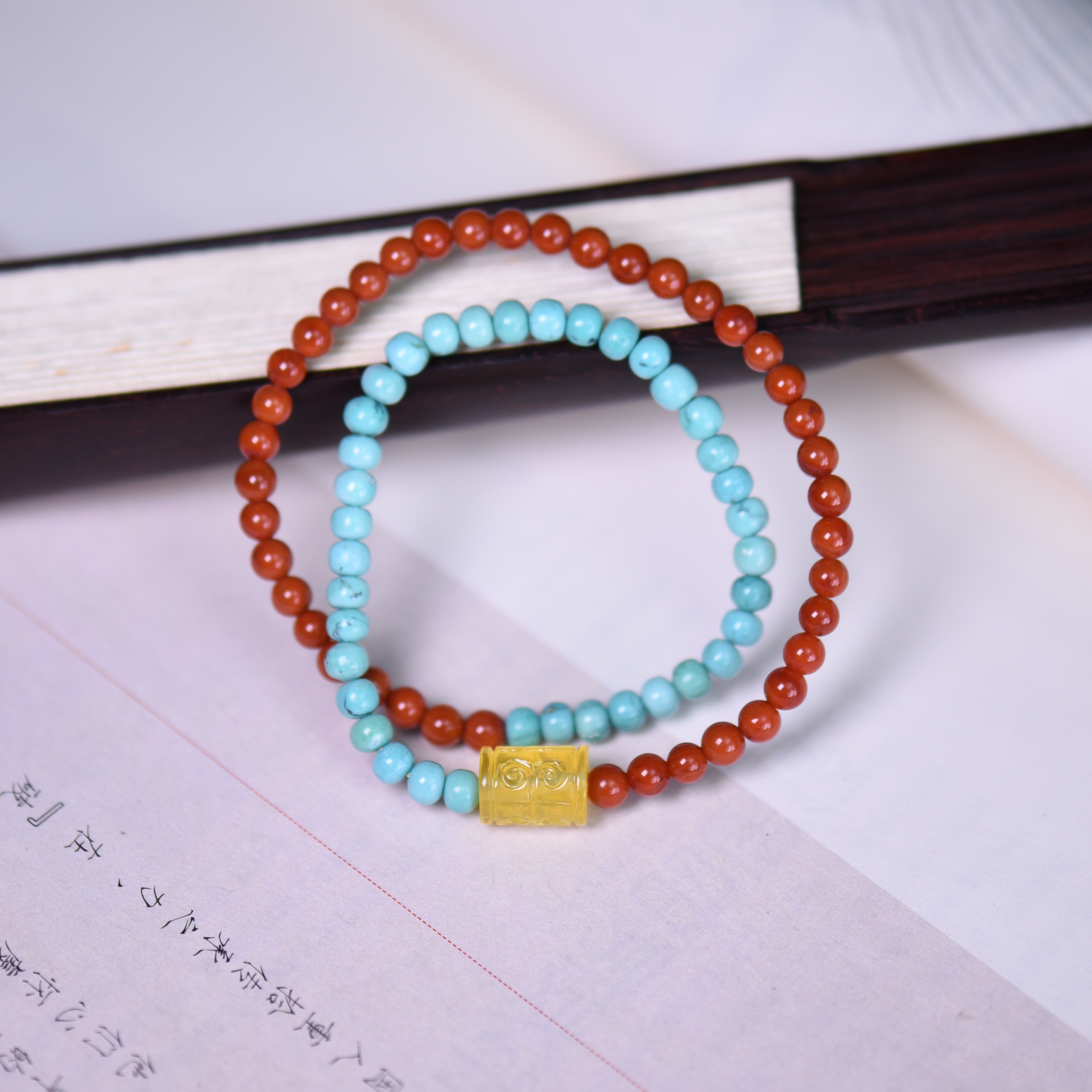 南红松石设计款手链