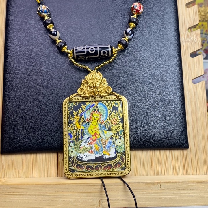 吊坠手绘唐卡项链