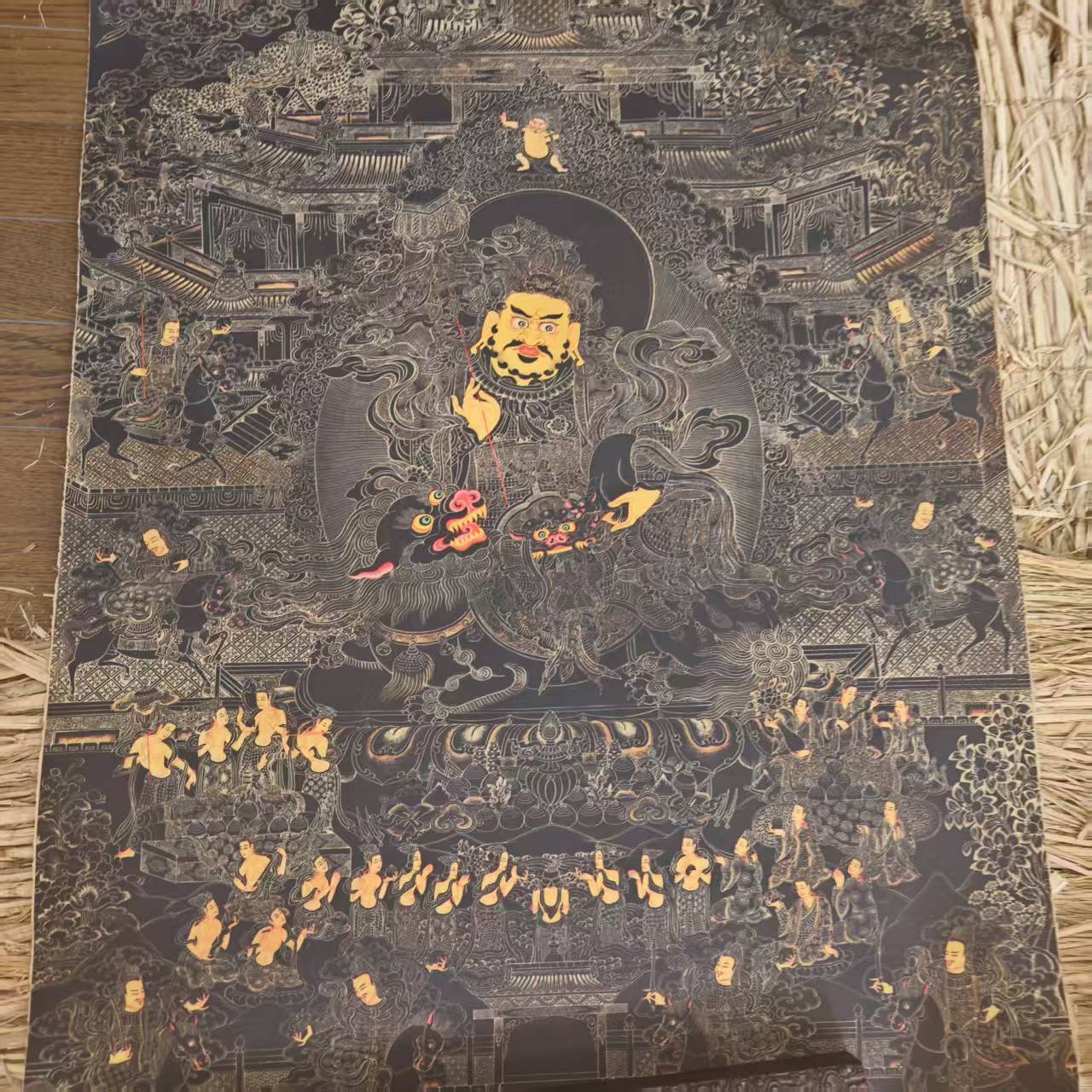 财宝天团年画作品W996