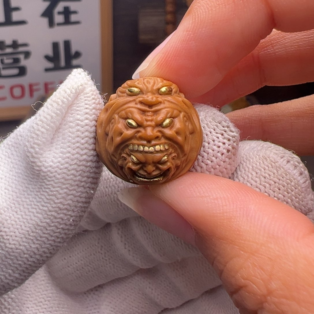 文玩核桃把件镶嵌款套娃18➕尺寸全品有正常封口线