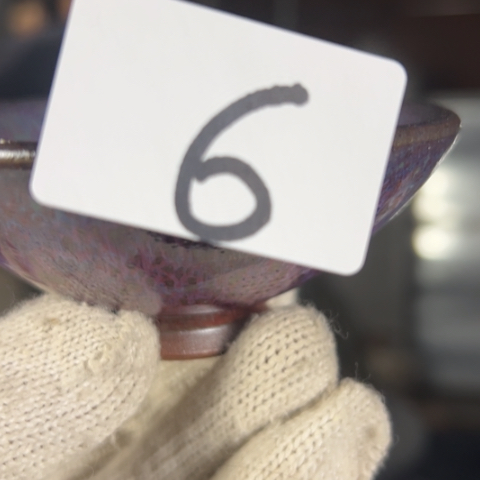 摆件岐****人犊泉钧窑作品