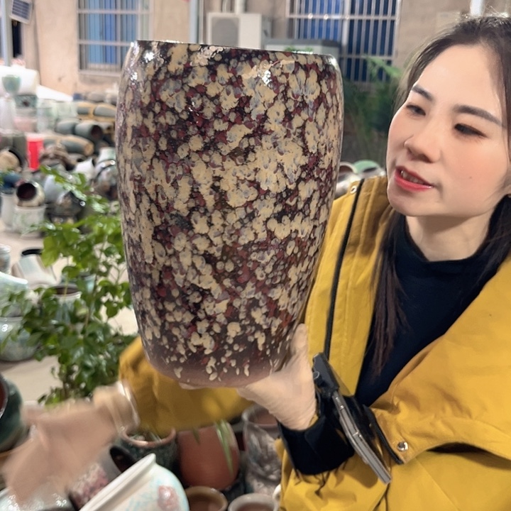 正品口20高33花盆……