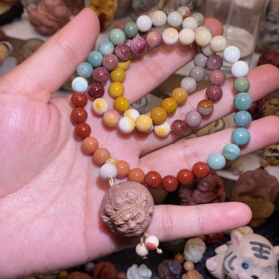 石英质玉（阿拉善玉）未镶嵌手链