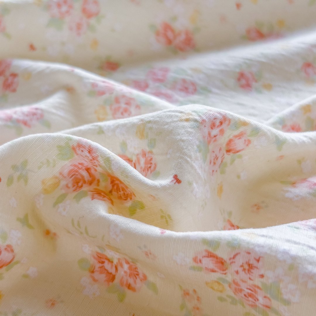 【春樱床单】夏季新款亲肤柔软双层纱床单