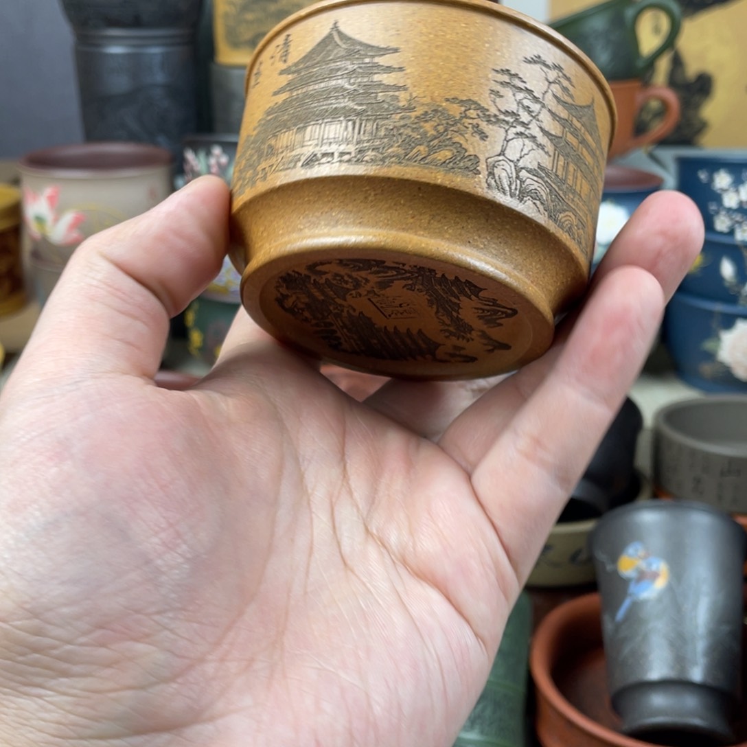 紫砂茶杯紫砂茶杯