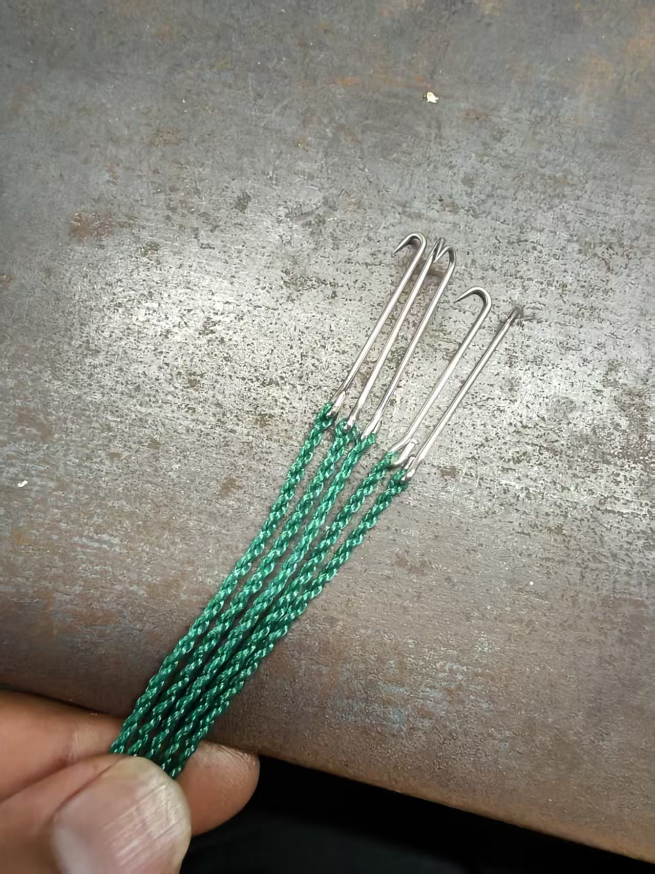 纯手工线钩 有刺倒钩和无刺钩2款