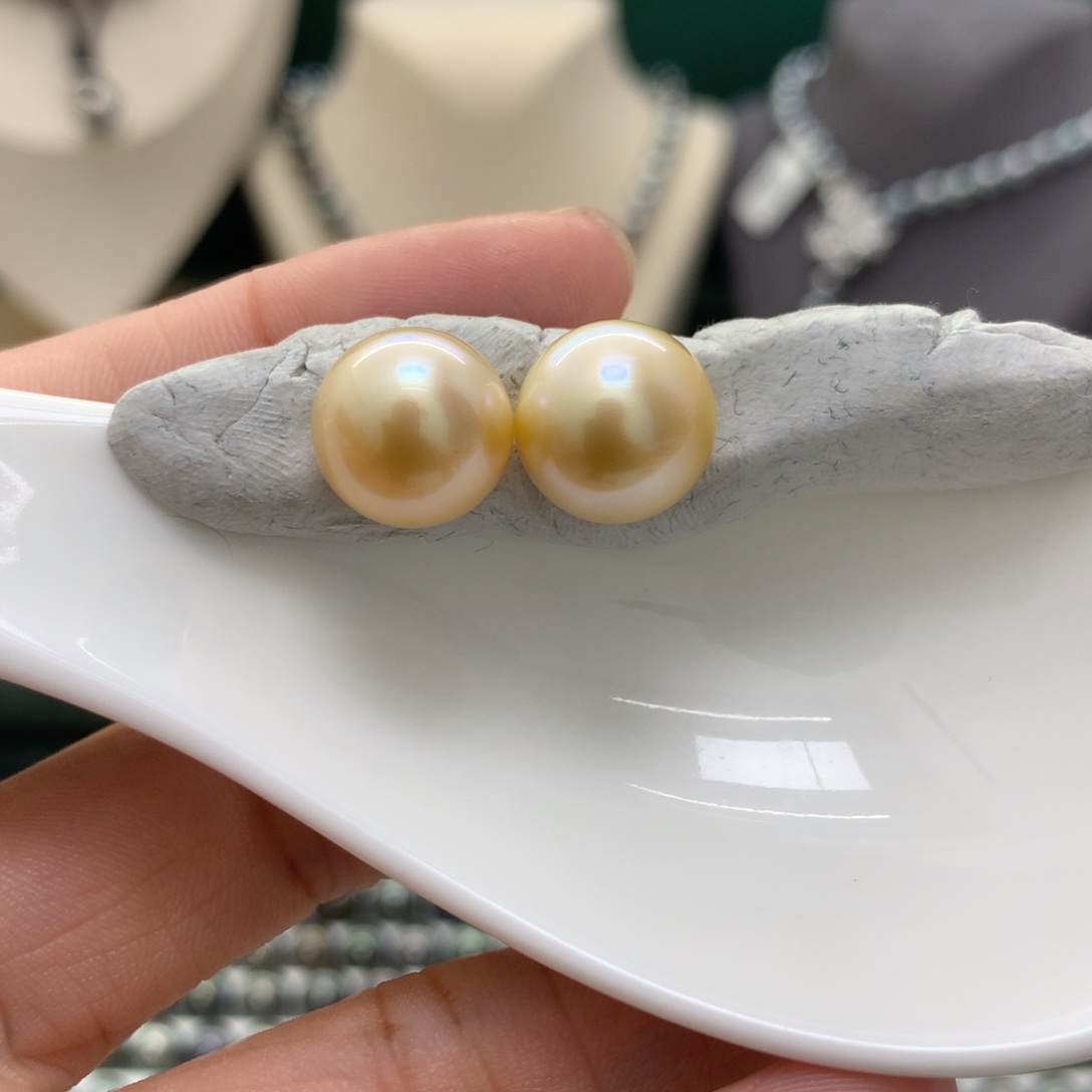 未镶嵌耳饰定制海水珍珠A***l