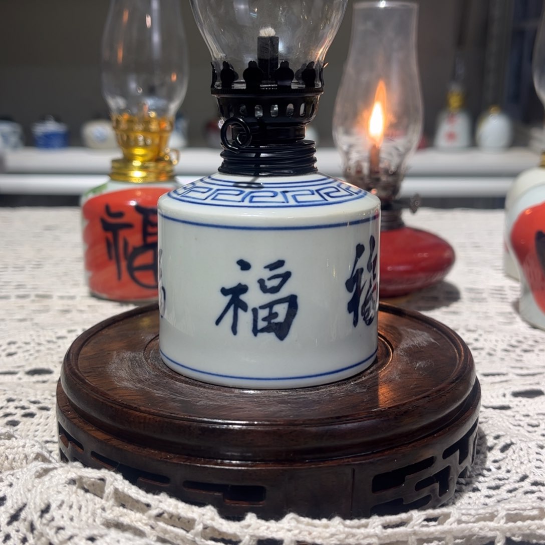 摆件景德镇陶瓷香薰灯