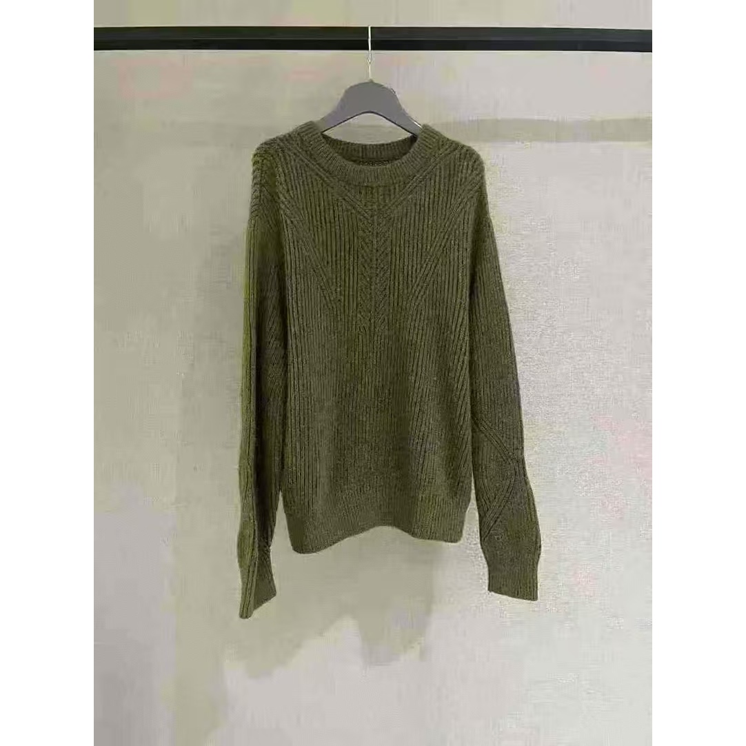 不支持退换/纯色长袖毛针织衫套头打底衫圆领1399445