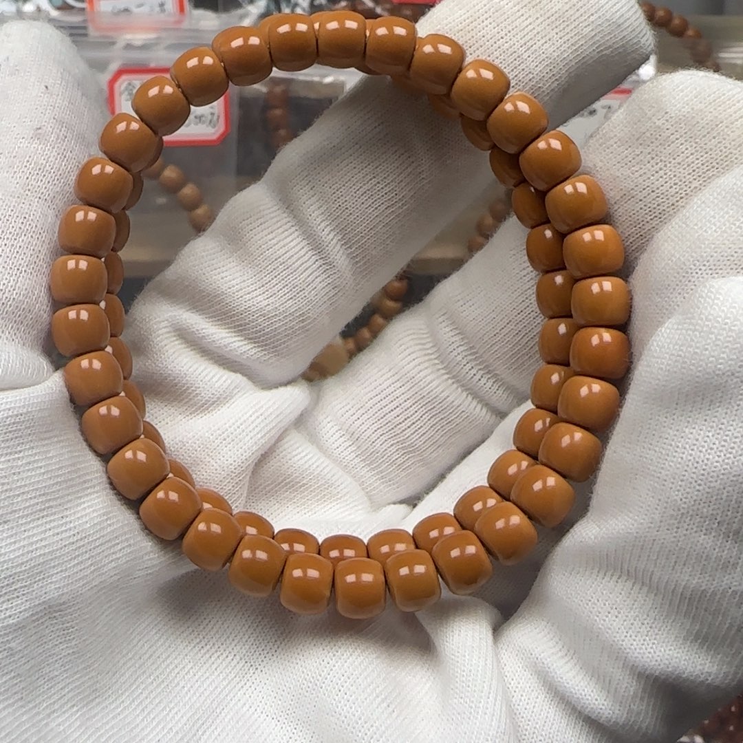 橄榄核吊坠老挝单圈极限弧6.8mm