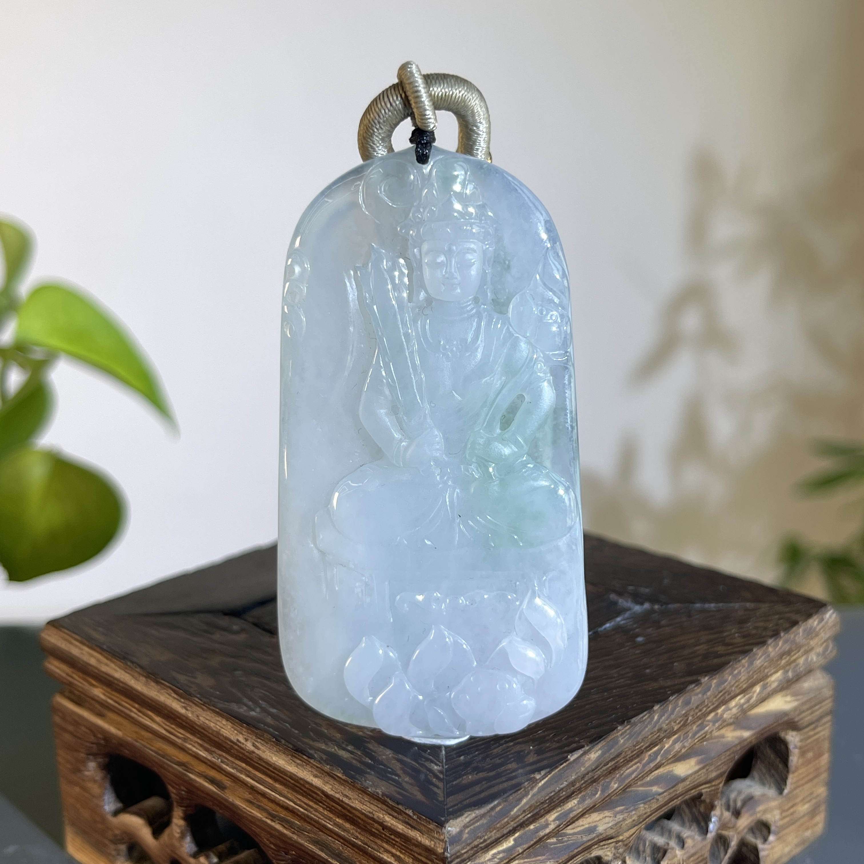 JTW21-184 天然缅甸翡翠A货 虚空藏