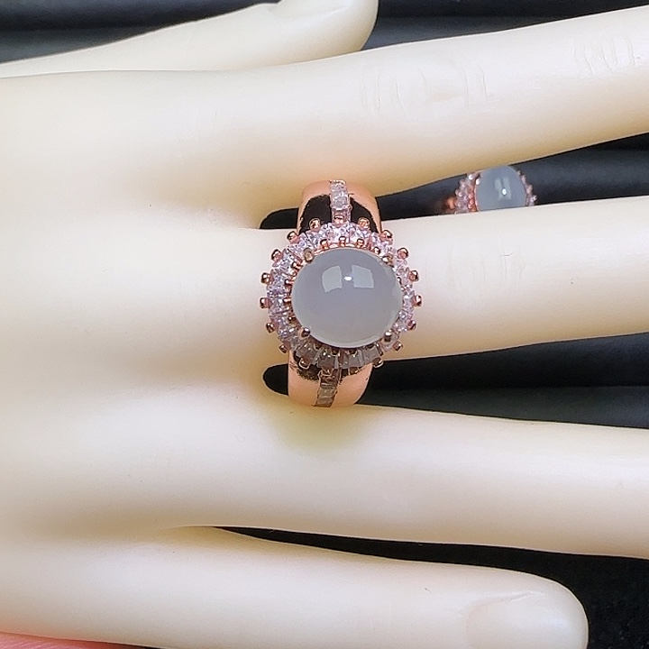 翡翠未镶嵌戒指缅甸翡翠A货