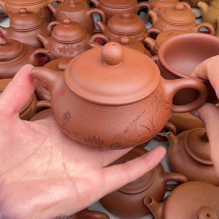 原矿红降坡刻绘明炉精工半手180c c