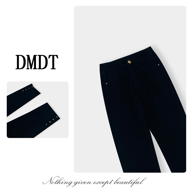 【DMDT潮牌】2025新品“随性又藏肉”高腰显腿长女休闲百搭小脚裤6621
