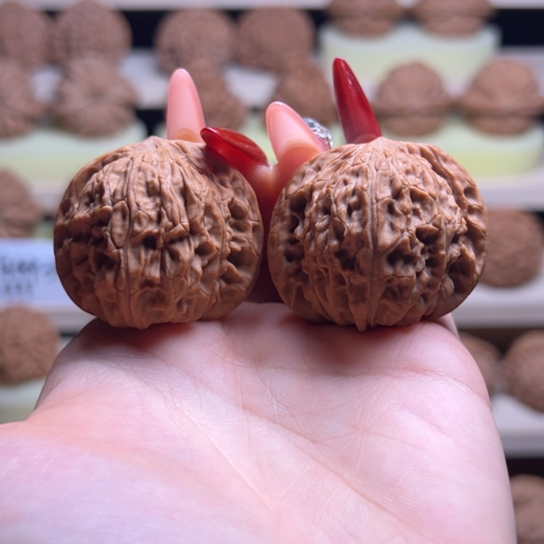 吊坠文玩核桃39房山石子磨盘