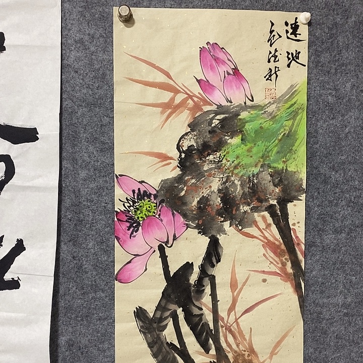 国画黄德新泼墨画鸟