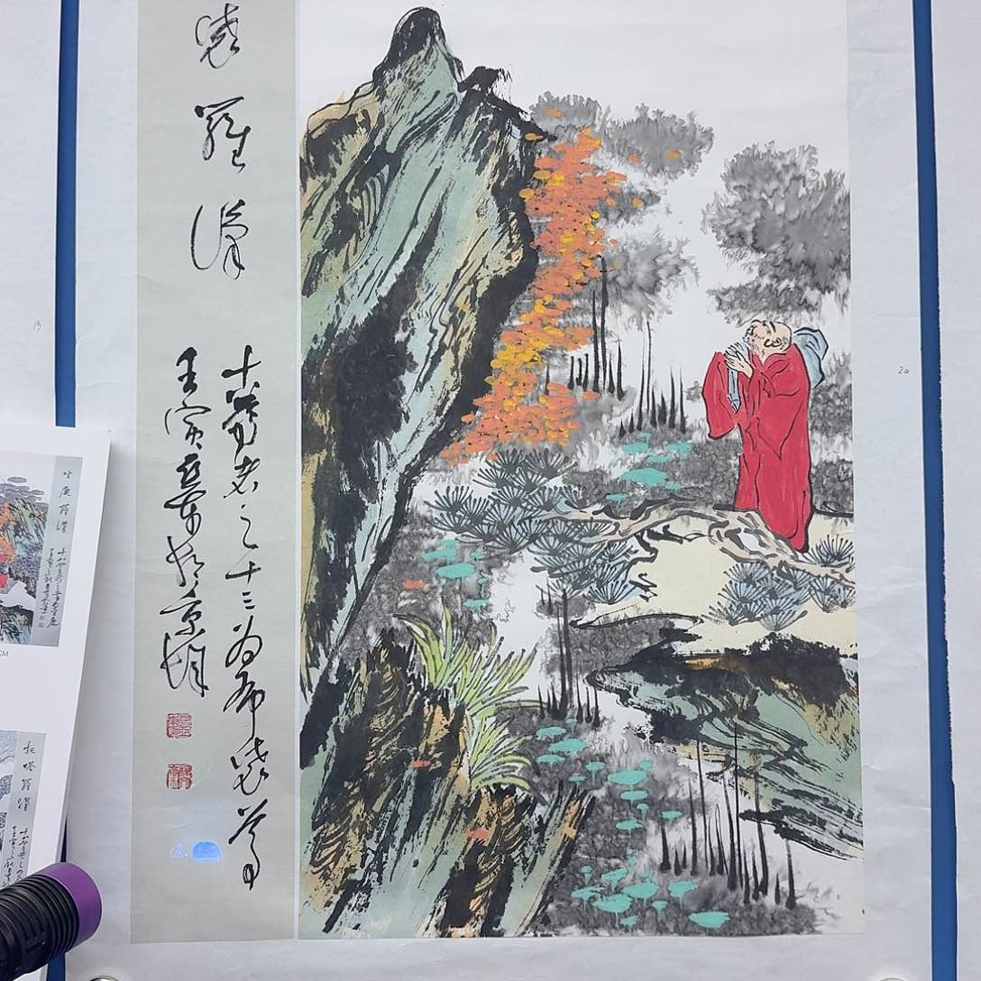 国画多次参加国内外大型