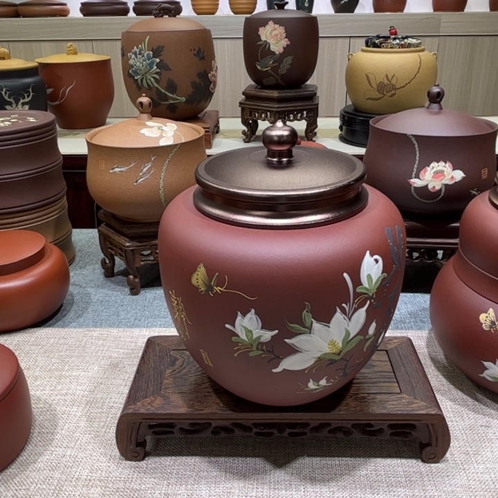 紫砂茶叶罐精品紫砂茶叶罐