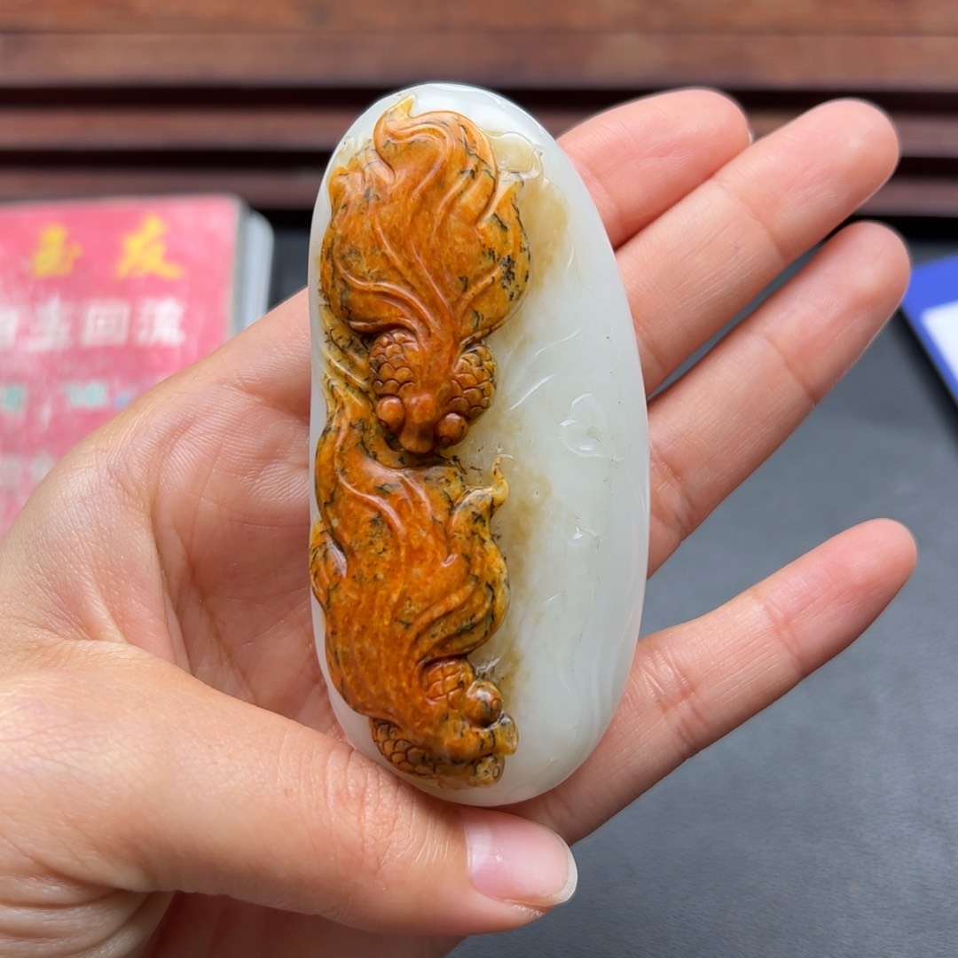 和田玉把件未镶嵌