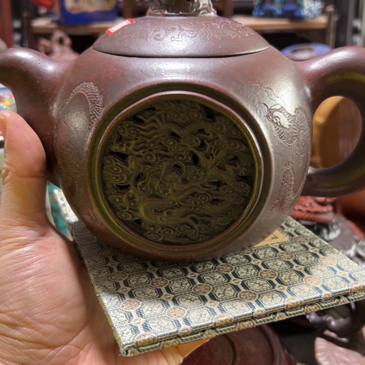紫砂茶壶紫砂壶收藏起来了！