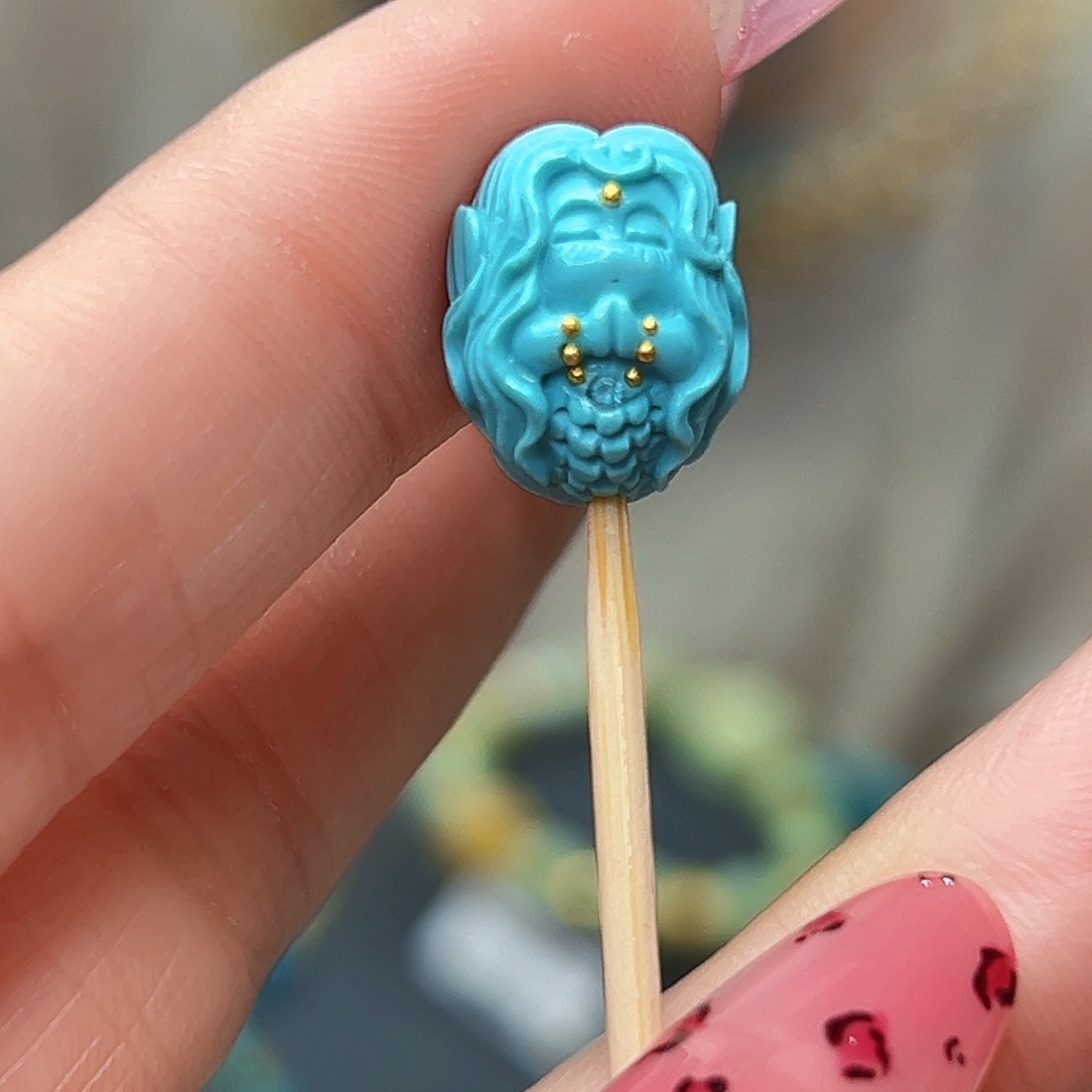 绿松石珠宝奇石未镶嵌