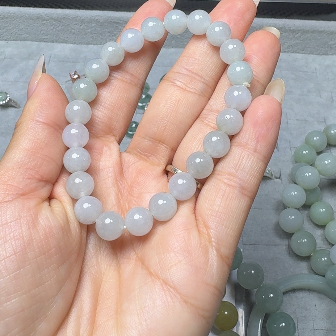 定制翡翠未镶嵌手串