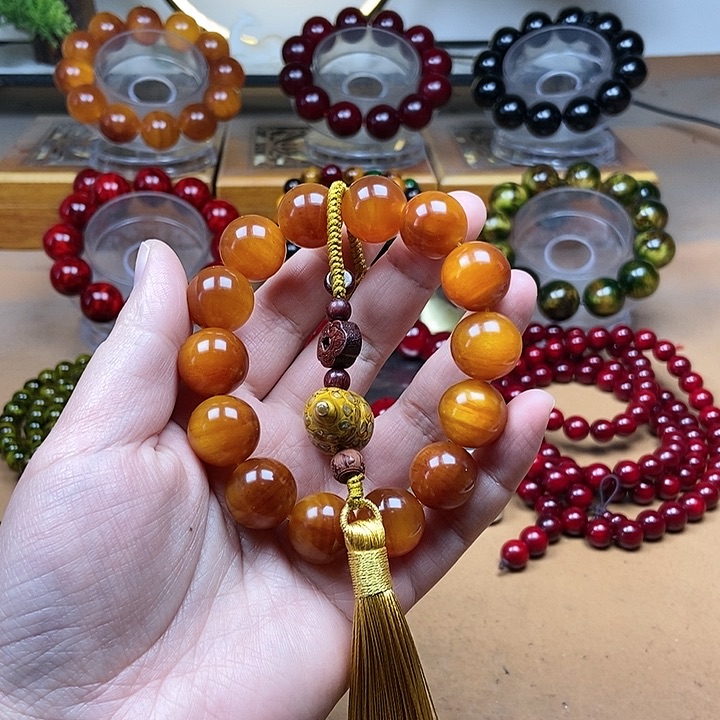 【闪购商品】贝壳杉（血龙木）手串/手链安****)1.6天花板