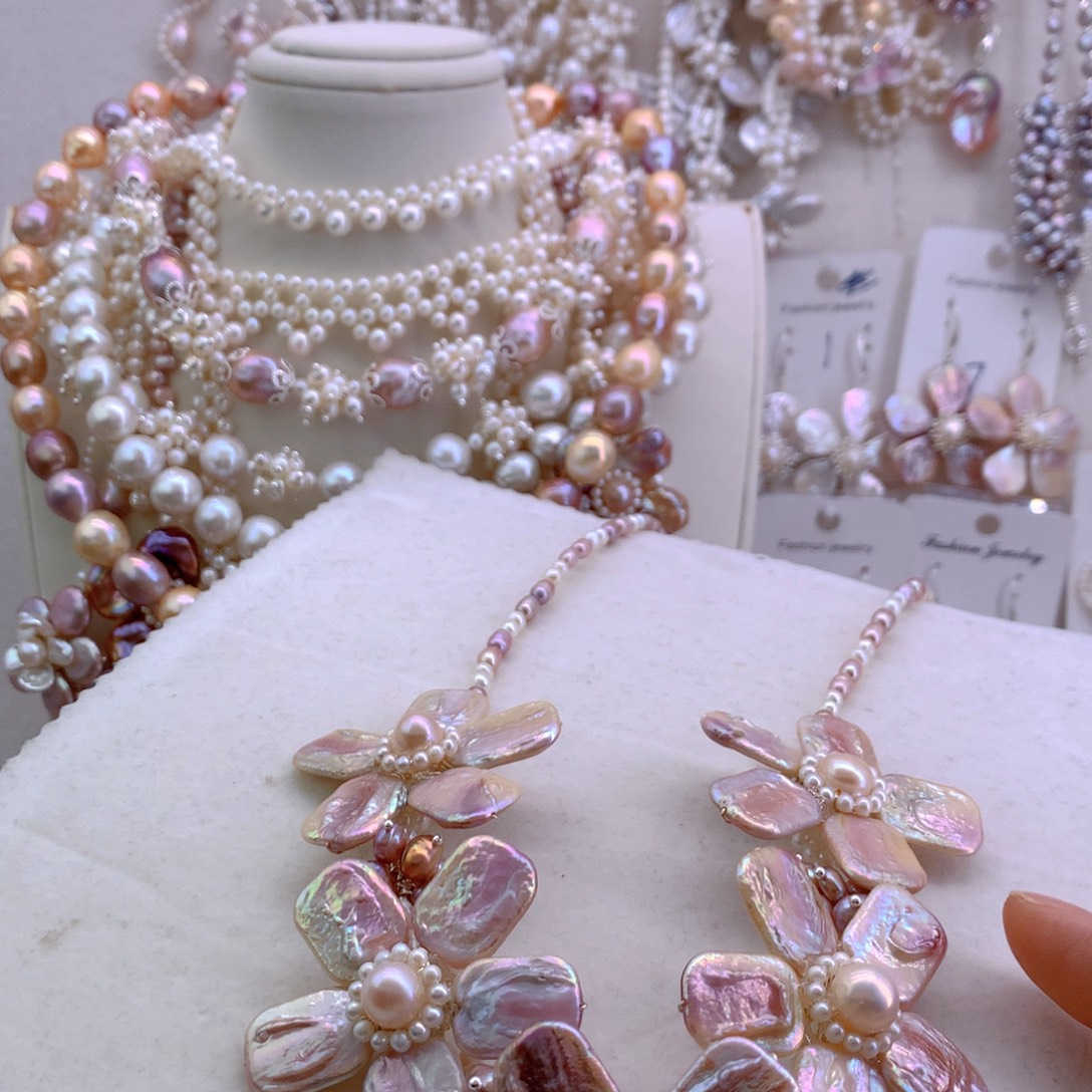 说***上未镶嵌淡水珍珠珍珠项链