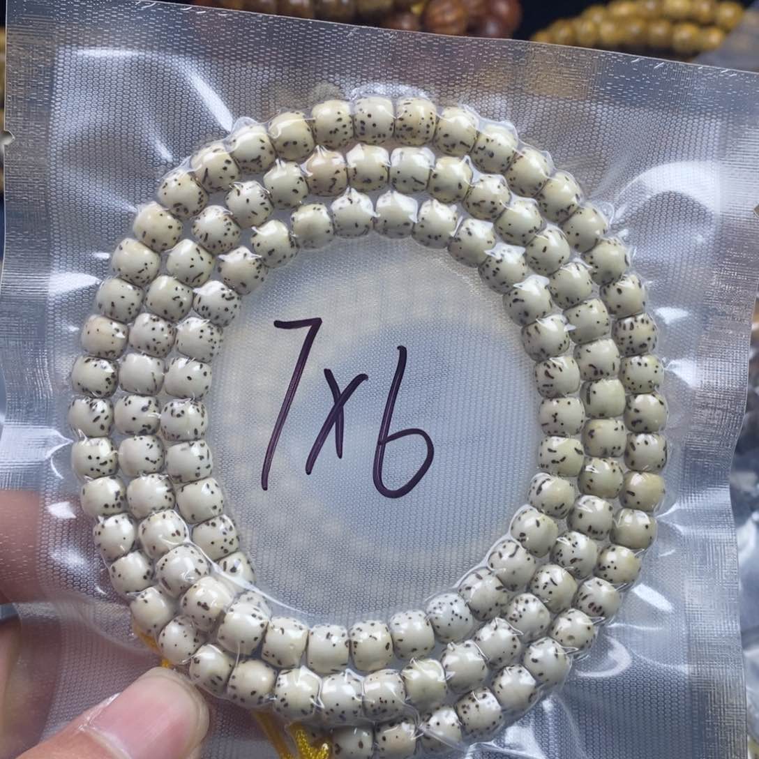 星月菩提手串76直切河豚脖挂